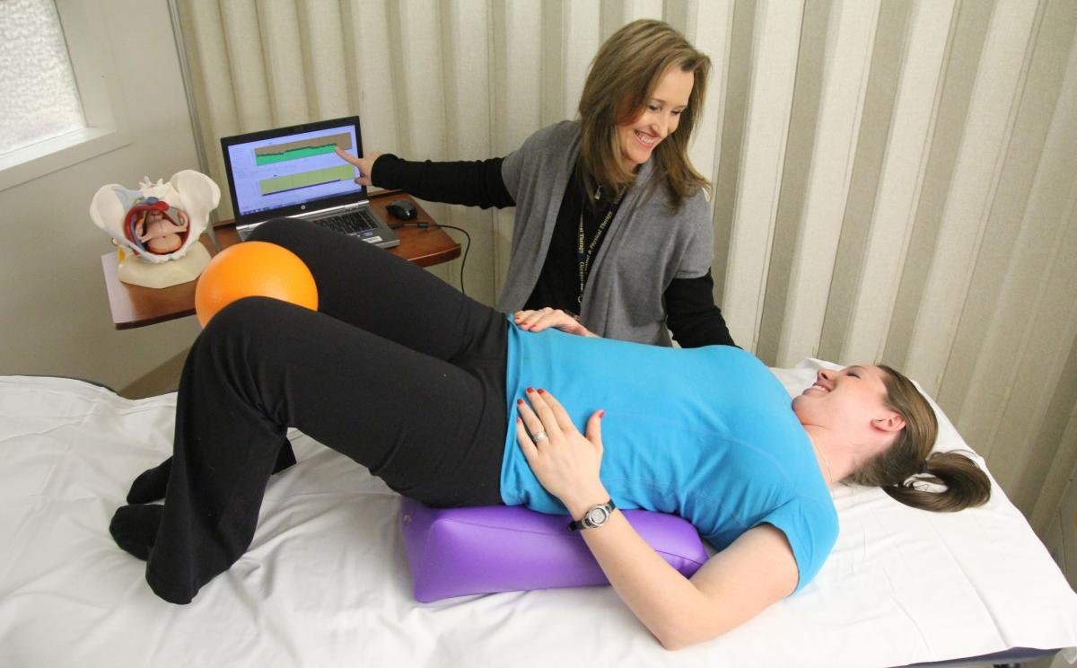 Pelvic floor rehabilitation patients